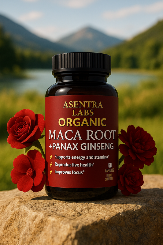 RythmRoot™ – Organic Maca Root + Panax Ginseng Supplement